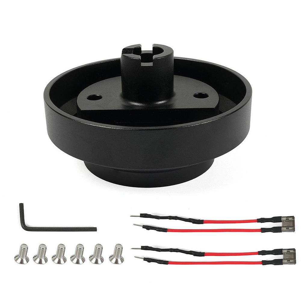 NRG Steering Wheel Short Hub Adapter for Civic Acura RSX SRK-131H CR-V CR-Z S2000 Quick Release Short Hub Adapter Black