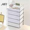 Acrylic Document File Holder Paper Organizer Letter Tray, Stackable Desk Organizer, Clear Craft Supply Drawer Sorter for Documents, Files, Letters, A4
