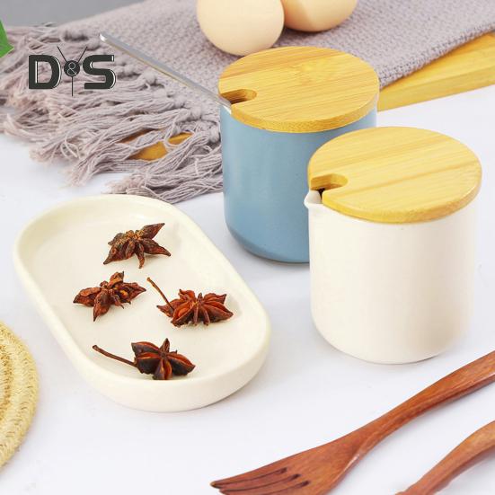 Tapa de bambú para taza con agujeros para cucharas, tapa de madera para recipientes, frascos y tazones, reutilizable, de grado alimenticio, hermética, accesorios para bebidas de fiesta.