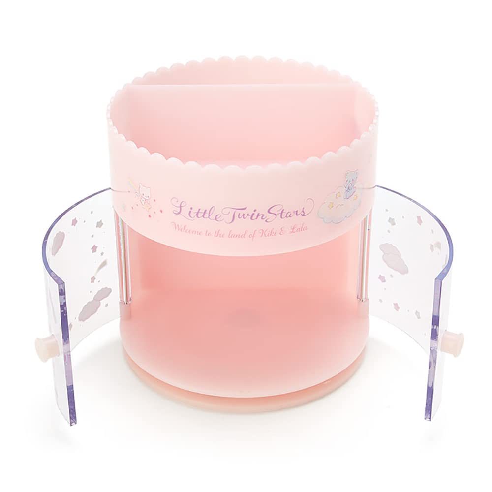 Sanrio Rotating Cosmetic Rack Little Twin Stars Kiki Lala LITTLE TWIN STARS Character 13 X 13 X 13 Cm 505447 SANRIO