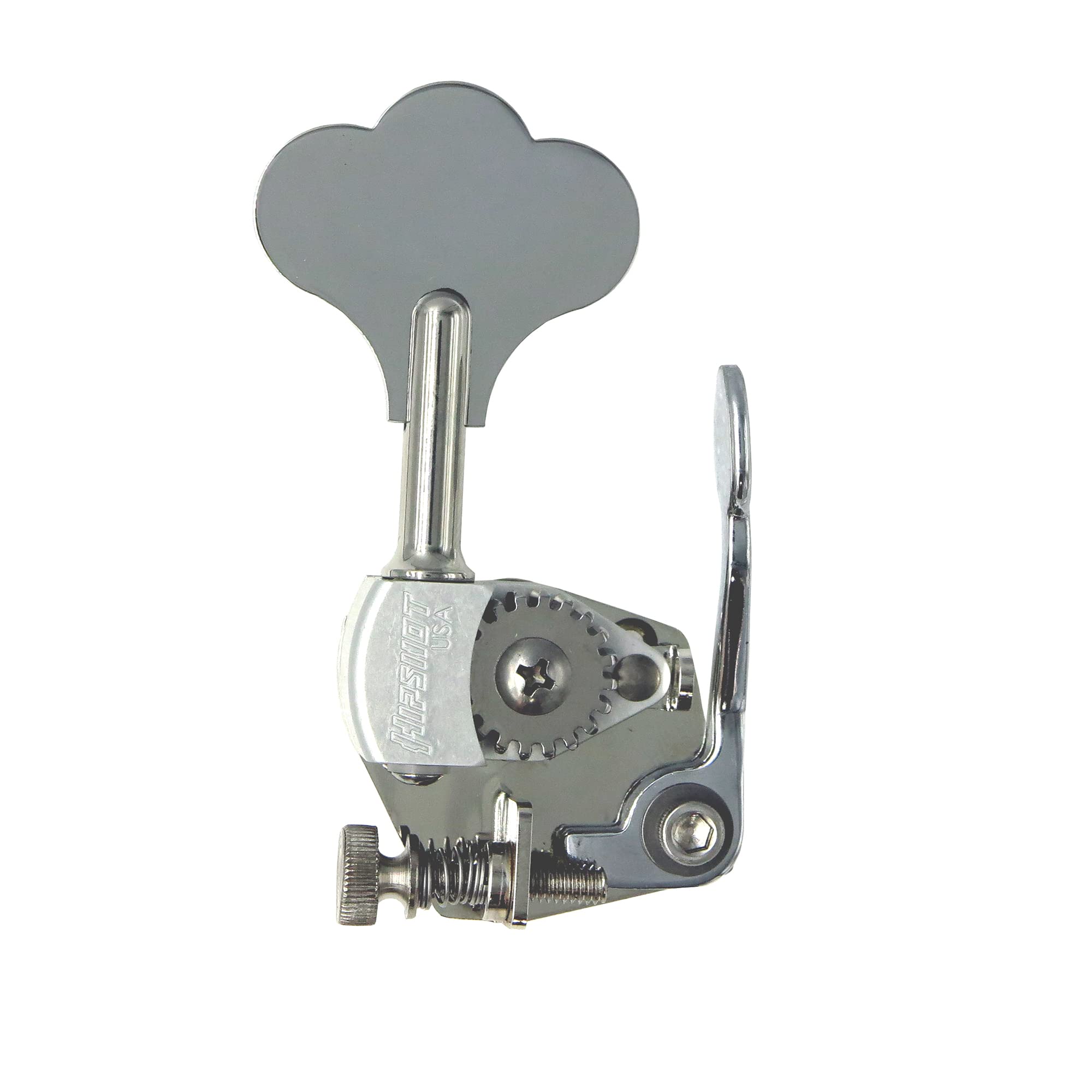 

Genuine HIPSHOT XTENDER Ultra Light Chrome Bass Tuners with HE6C C 3/8 Posts, 3/8