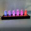 Digital Glass Nixie Tube Clocks LED Timepiece Calendar Mini Table Clocks Silent Modern Alarm Clock Bedside Table Watch Design