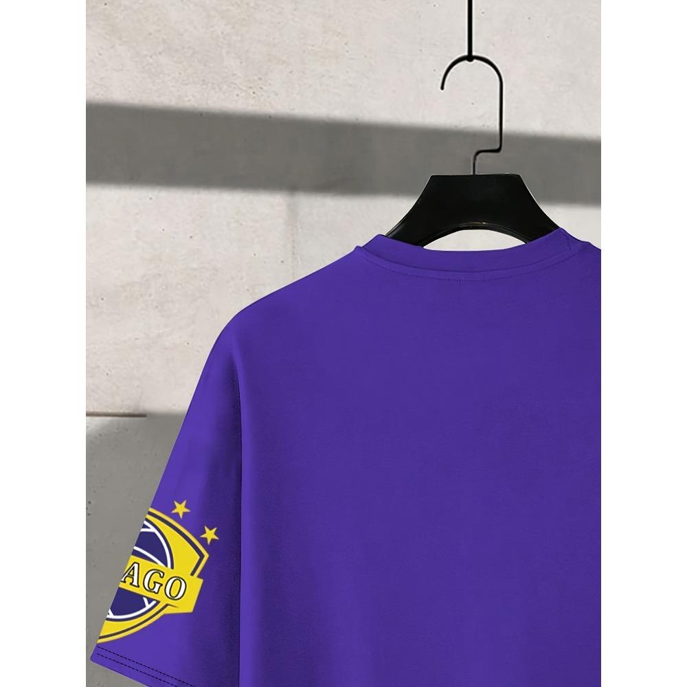 Summer Men's Suit, Street Fashion  Basketball T-shirt, Outdoor Sports Suit, Los Angeles Letter-printed