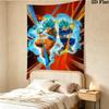 Dragon Ball Super Wandteppich Ästhetischer Wandbehang Bedruckter Stoffdecke Dekorative Wandteppiche Für Schlafzimmer Wohnzimmer Heimdekoration