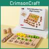 Number Wooden Math Calculation Cognition Block Game Board Children Puzzle Toy