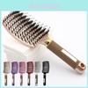 Premium Large Curved Hair Comb With Antistatic Boar Bristle For Effortless Styling