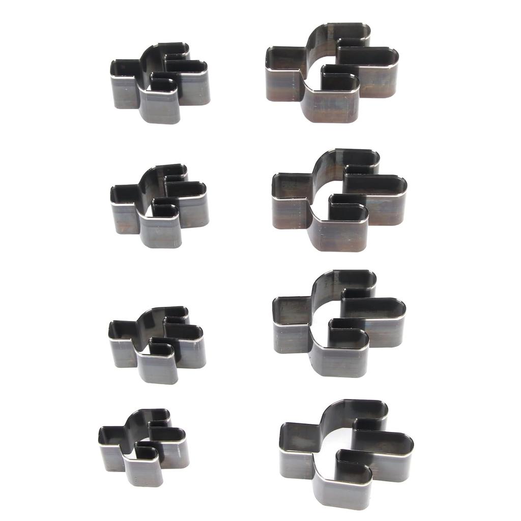 Leather Cutting Dies 8pcs, High Carbon Steel Cactus Shaped Punching Tool Metal Leather Craft DIY Cutting Mold for Leather Crafts and Other Art