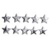 10Pcs Decorative Fridge Magnets 3D Star Shape Magnetic Sticker for Kitchen Refrigerator Decors for Note and Photos On Lockers, Cabinets and Metal