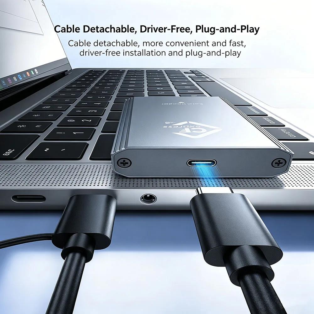 10Gbps CFexpress Type B Card Reader USB3.2 Gen2 Adapter Portable Type A-C CF Express B Card Reader for Windows XP MAC OS for SLR