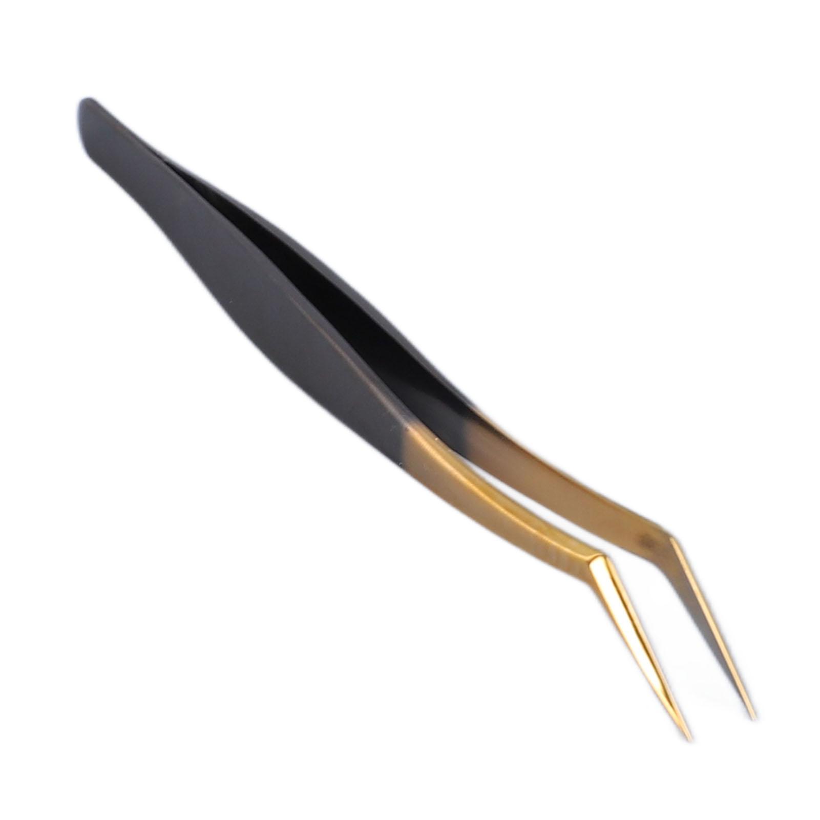 

Изогнутый пинцет для наращивания ресниц высокой плотности для наращивания из нержавеющей стали с изогнутым кончиком