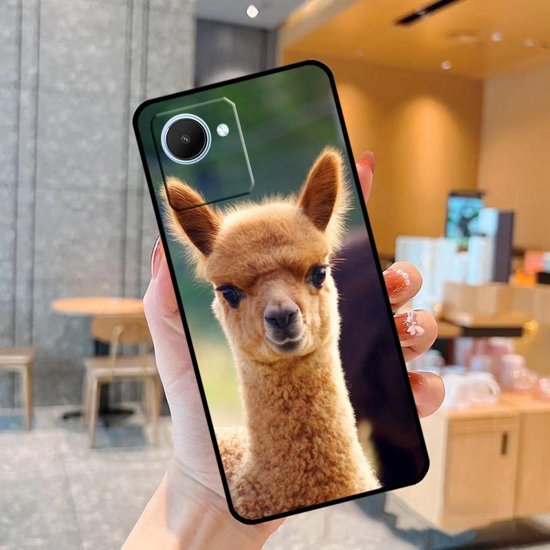 

Cute Alpaca Donkey For Realme 15 10 11 12 13 14 Pro Plus GT6 GT7 Pro C61 C67 C63 C71 C55 C51 C65 C53 C75 Case Realme 15