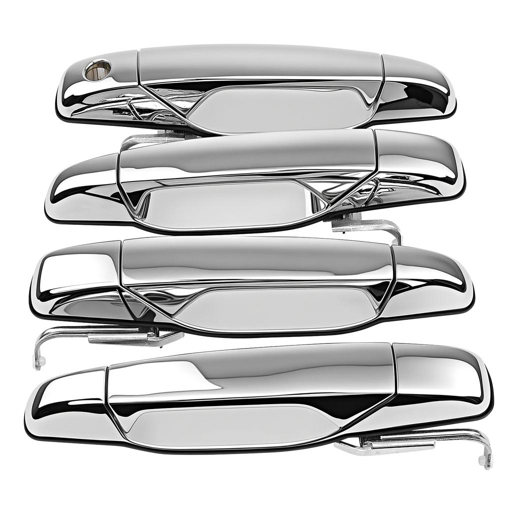 4pcs Outside Exterior Door Handle Front Rear Left Right for Chevrolet Silverado Tahoe GMC Sierra Yukon Cadillac Escalade Pickup