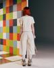 THEMUSEUMVISITOR W Button Cargo Capri Pants (Cream)