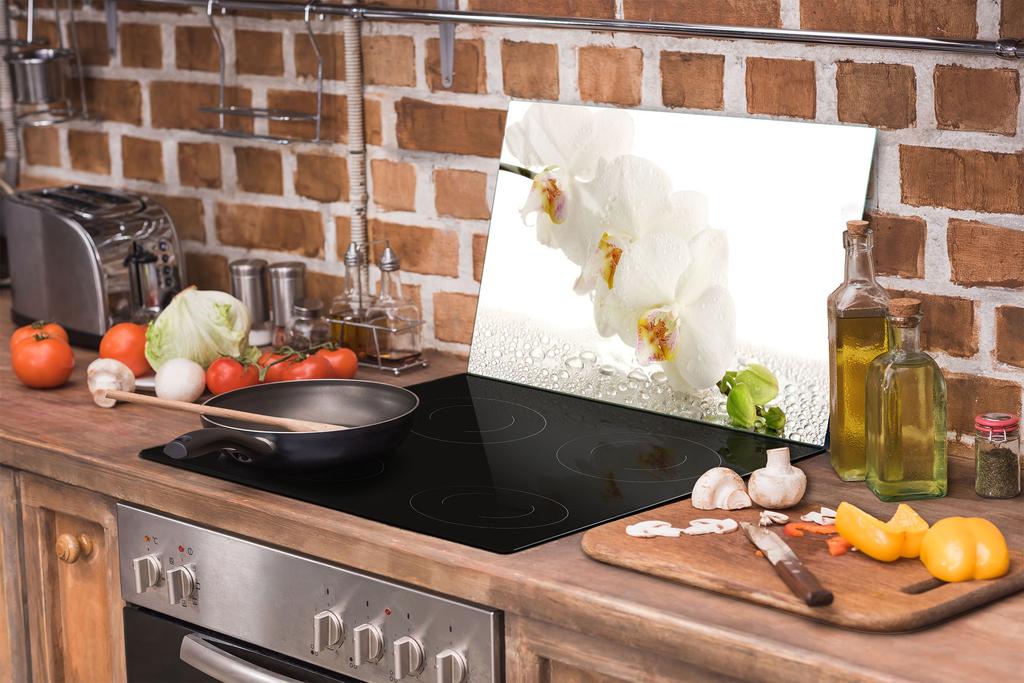 SZKLANA DESKA DO KROJENIA 52x30 ORCHIDEA