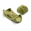 Double Opening Grass Green Velvet Jewelry Box For Rings Earrings Necklaces Bracelets And Bangles Elegant Jewelry Packaging Storage Solution