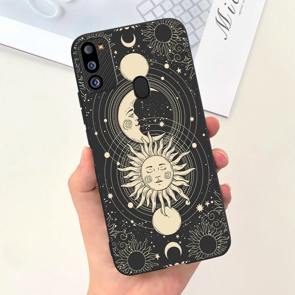 For Samsung Galaxy M21 2021 Case Cute Cat Fashion Girl Soft Silicone Cover For Samsung M21 2021 SM-M215G Bumper Phone Case Funda