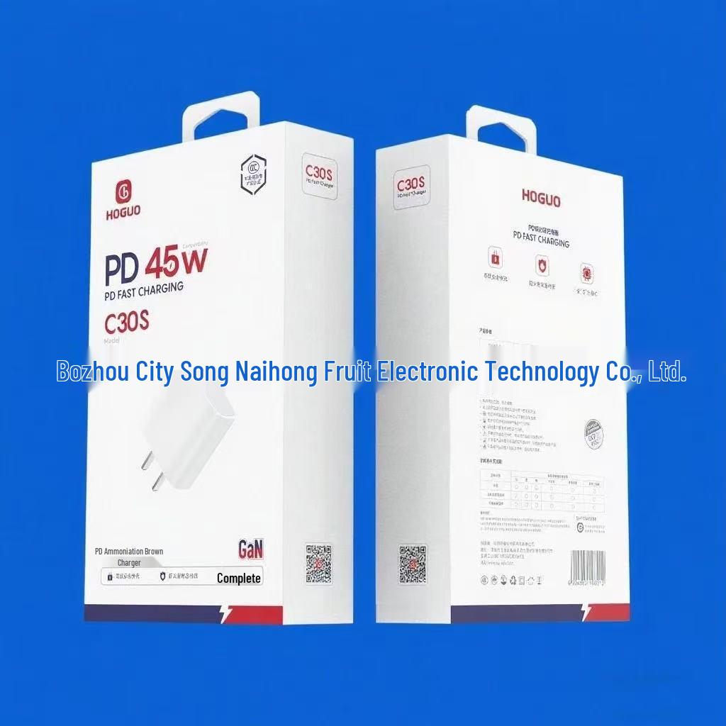 Red Fruit C30S 45W Mobile Fast Charger with 3C Certified PD Cable Set
