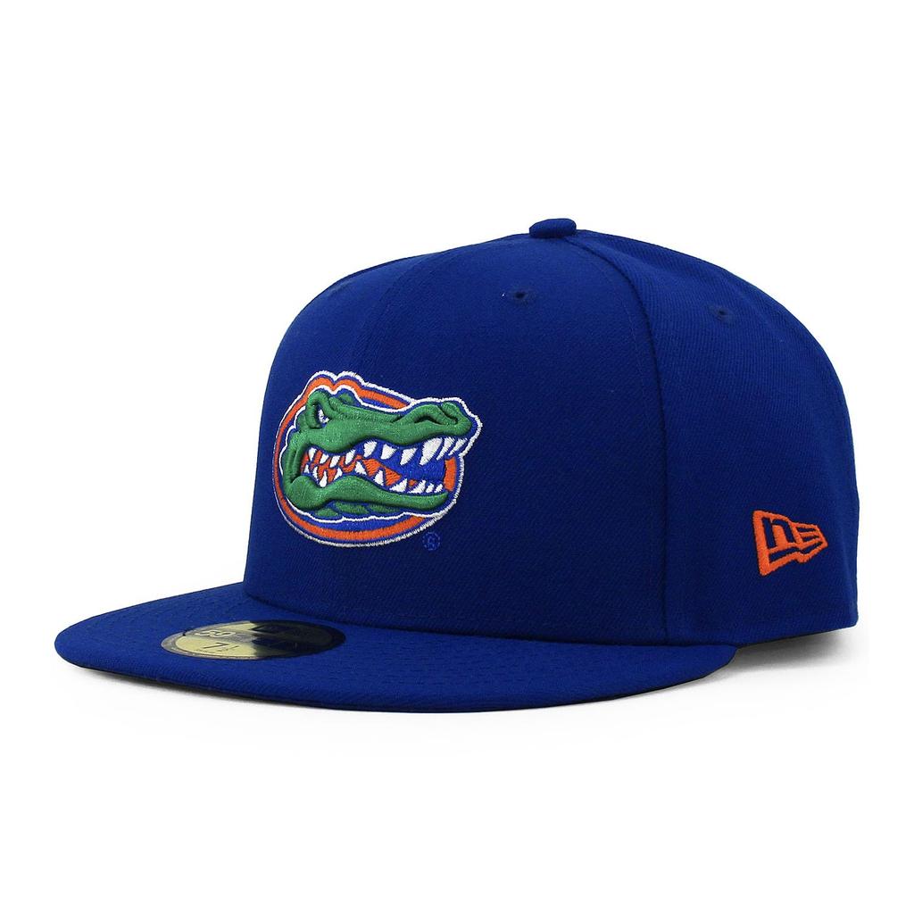 [New Era] 59FIFTY Florida Gators [NCAA TEAM-BASIC FITTED CAP] FLORIDA GATORS 5950 Hat College University COLLEGE Blue (7-18 (approx. 56.8 Cm)) [Used]