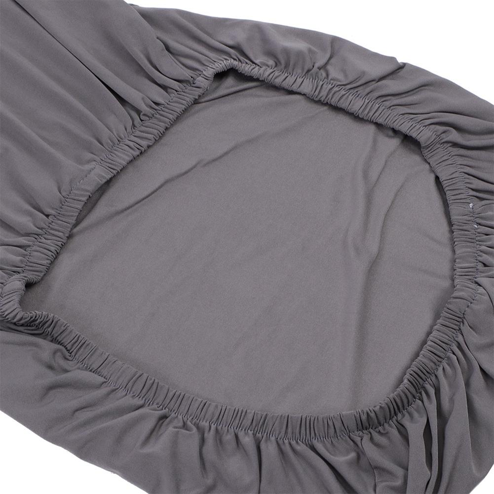6Pcs Elegant Simple   Polyester Elastic Chair Cover Furniture Accessories for Home Hotel