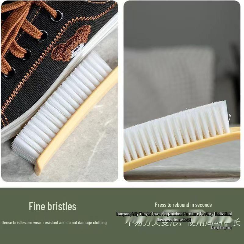 Household Soft Bristle Shoe and Laundry Brush for Shoes and Rain Boots