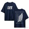 Attack on Titan Anime T Shirt Unisex Women Graphic Tee 2026 Summer Short Sleeve Casual Tops Cotton Streetwear Y2k Clothes