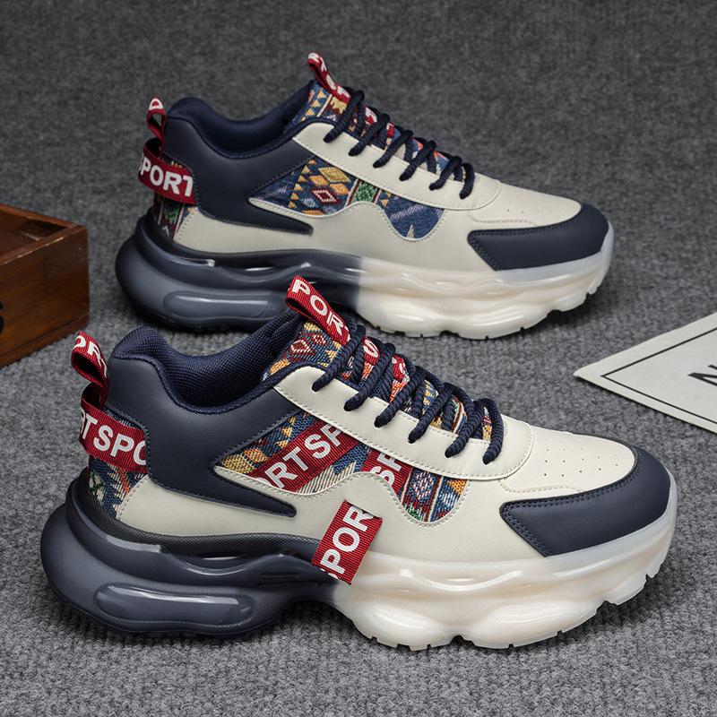 

Autumn new air cushion shock-absorbing running sports shoes casual thick-soled heightening tide shoes 39