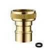 Multipurpose Brass Materials Faucet Hose Adapters for Multiple Threaded Taps Easy Installation Designs Daily Use