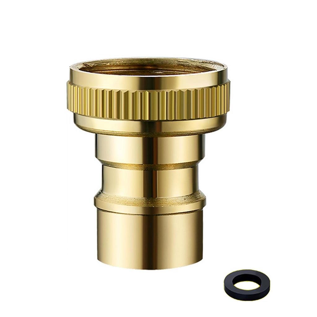 Multipurpose Brass Materials Faucet Hose Adapters for Multiple Threaded Taps Easy Installation Designs Daily Use