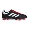 adidas Goletto 6 FG J Nero Core Bianco Scarpe da Ginnastica per Bambini Bianco Nuvola Scarlatto G26367