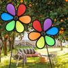 Wind Spinner Flower Windmill 1pc Colorful Fabric Windmill