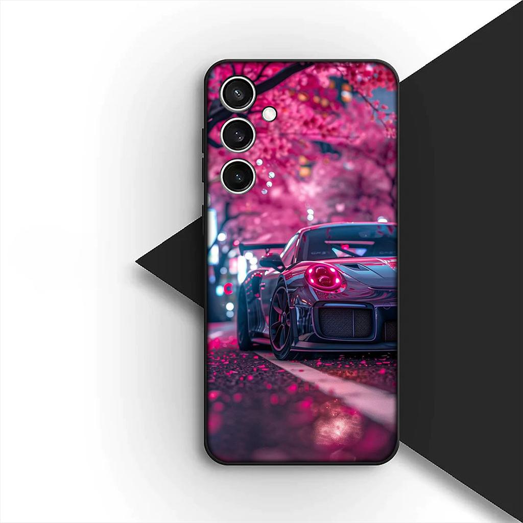 Supercar Super Car Cartoon Taillights Phone Case for Xiaomi Redmi Note 12 11 10 A3 Pro 10A 10C 12C Note12 5G 4G Protective Cover