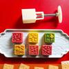 Square Moon Cake Press Molds Cookie Stamps Chinese MidAutumn Moon Cake Maker Decorating Tool for Making Cookie
