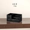 Desk Organizer 2 Drawers Storage Box Office Box Organization Black 33 x 20.5 x 15.5 cm