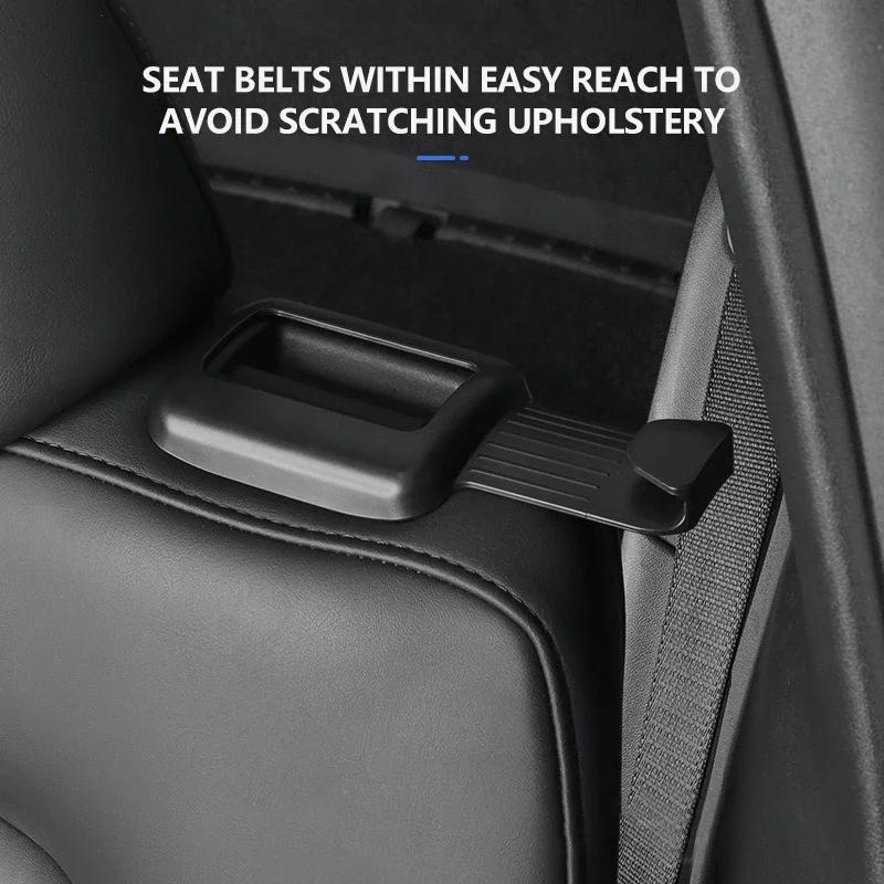 For Tesla Model Y HW4.0 2024 Rear Seat Safe Belt Guide Limiter Backseat Seatbelt Guide Holder ModelY 2021 2023 Car Accessories