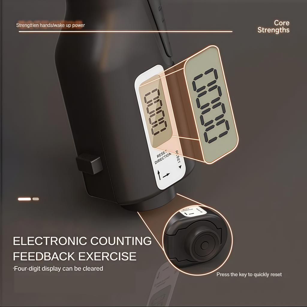 Electronic Counting Grip Strength Device 10-100Kg Wrist And Finger Trainer, Suitable For Muscle Recovery, Fitness, Gym Training