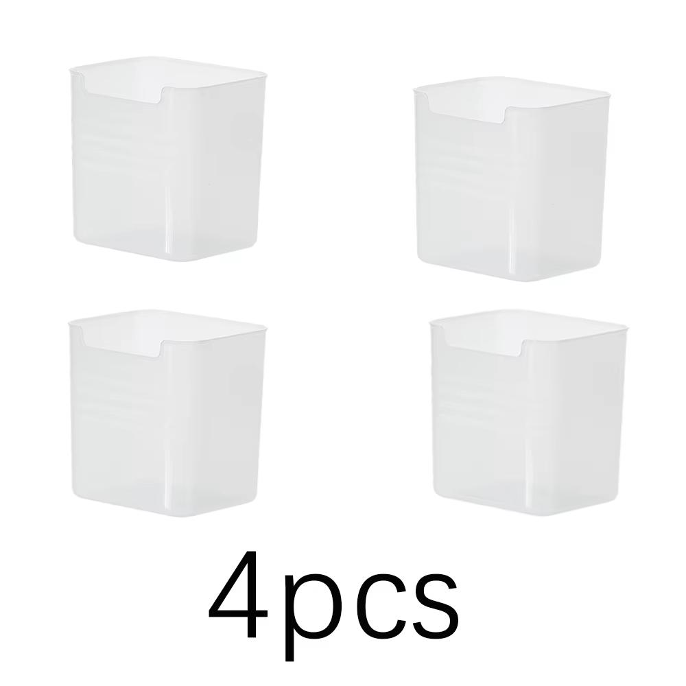 2/4/8pcs Fridge Side Door Storage Boxs Kitchen Food Vegetable Fruit Classification Box Plastics Miscellaneous Torage Container