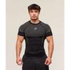 Camiseta Masculina de Alta Elasticidade Secagem Rápida Esportiva Homem Justa Treino Fitness Academia Verão Respirável Marca Tendência TSHIRT HOMEM