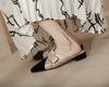 Fashion 2024 Summer Women Shoes Pointed Toe Low Heel Slippers Fashion Shoes for Women Casual Mules for Women Butterfly-knot Lady Shoes
