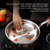 Stainless Steel Nonstick Frying Pan With Glass Lid For Even Heating And Ergonomic Grip Kitchen Cookware