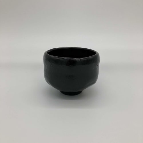 Kyoyaki, Kiyomizu-yaki, Juraku Kiln, Matcha Bowl, Fukukuro-raku kta842
