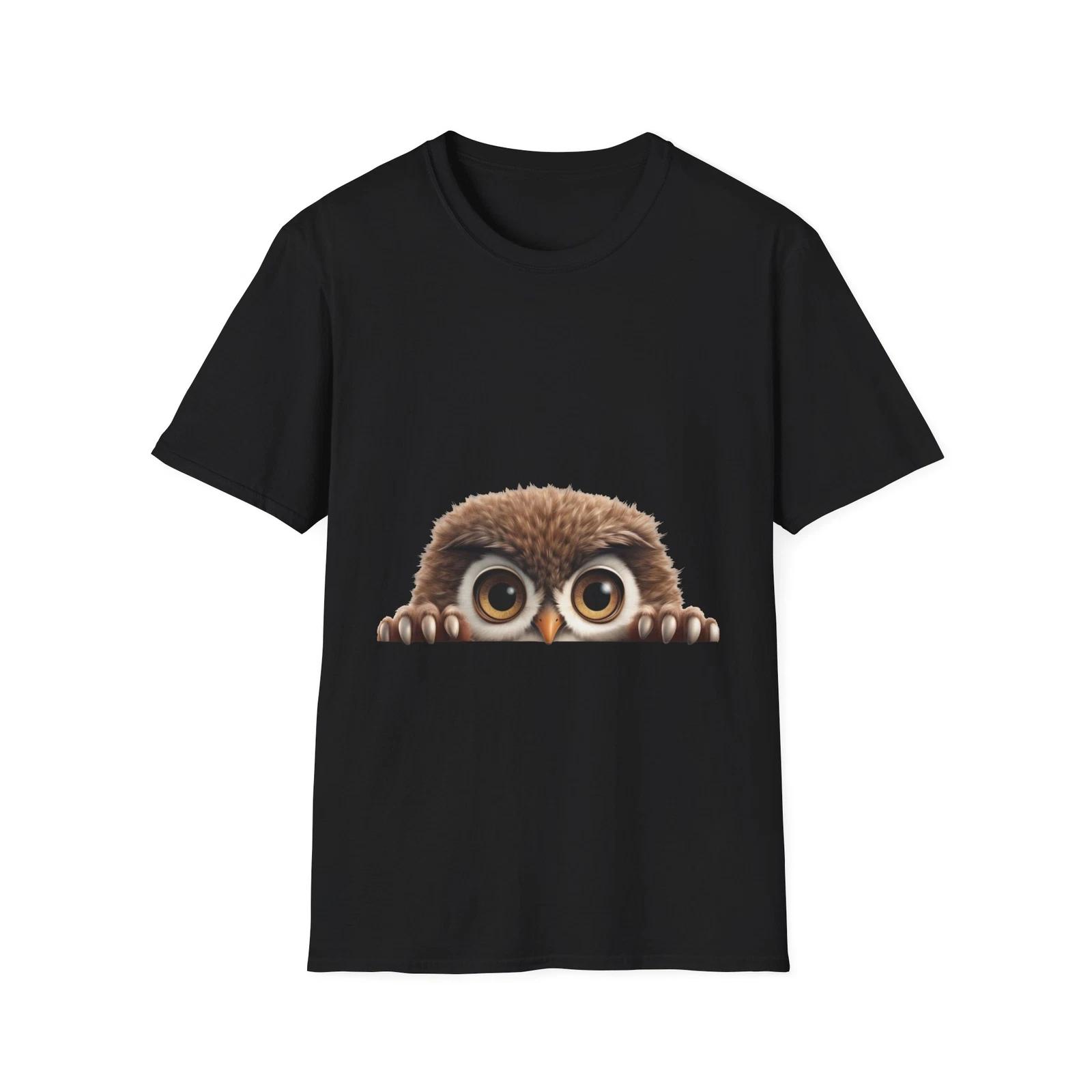 Owl T-Shirt Cool Owl Animal Lover Gift Love Owl Lover Gift Bird Lover Clothing 2XL