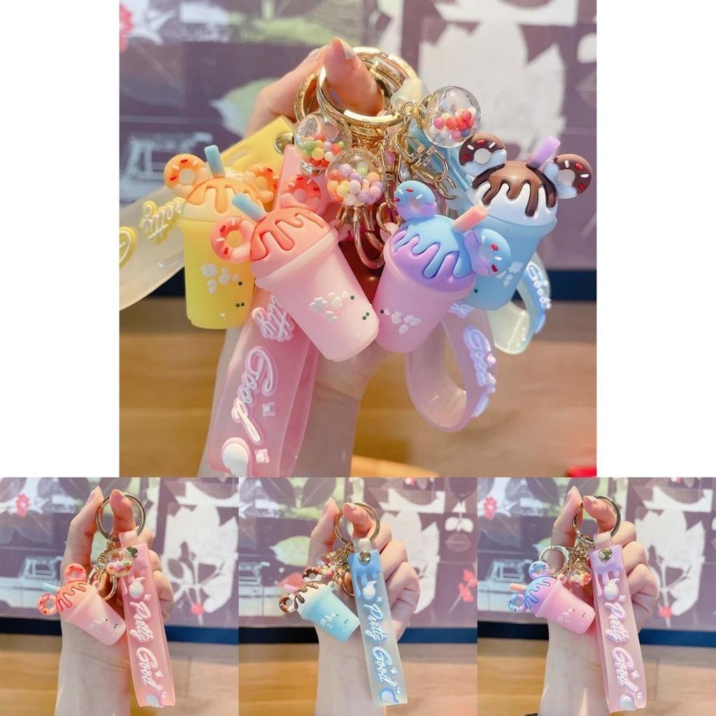 Cute Ice Cream Keychain Pvc Pendant Fashionable Gift Wholesale