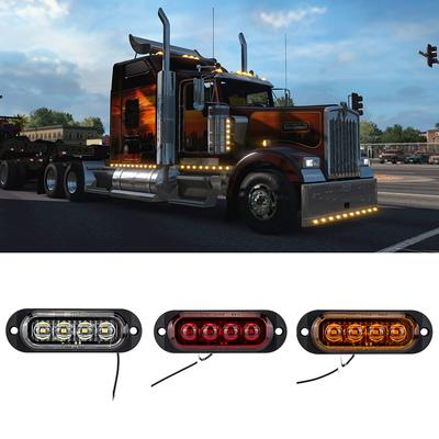 12V 24V Camion Led Luce di Ingombro Laterale Auto Rimorchio Punto E8 Marchio Riflettore Furgone Lampada di Ingombro Per Camion Camper Autobus Barca