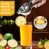 Stainless Steel Manual Citrus Fruit Press , Compact Handheld Citrus Juicer for Oranges, Lemons, Limes , Durable Kitchen Tool for Fresh Juice,