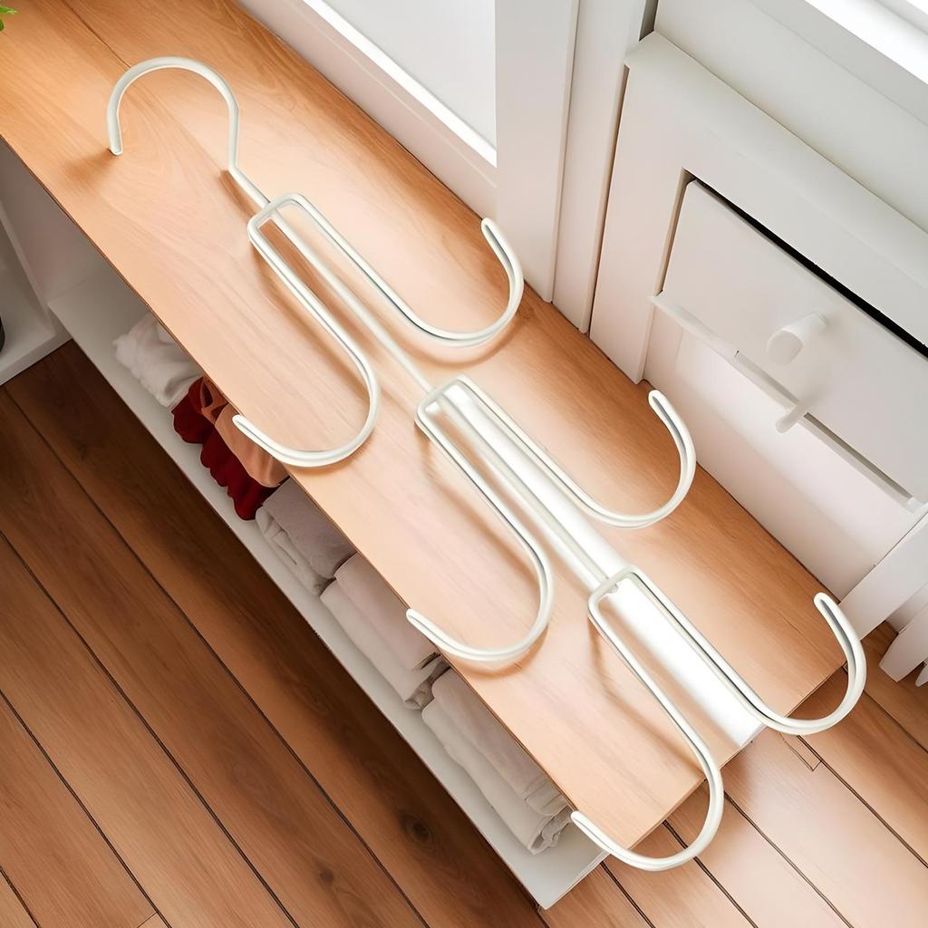 Purse Hanger Iron Bag Hanger for Closet Multi-layer Storage Rack Handbag Organizer for Daily Display Scarves Belts Hat Wardrobe