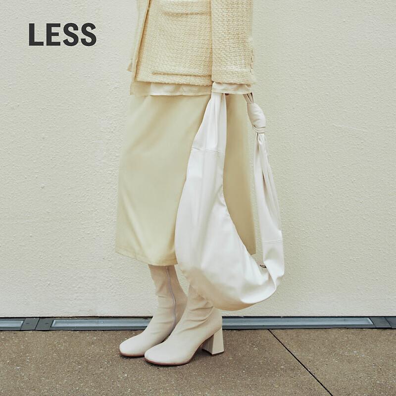 LESS 2024 Winter Casual Down Mid-Length Skirt S