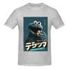 Vintage Blue Cookie Monster Travel Tshirt Niche Sweet Cool Sweatabsorbing And Quickdrying Tees