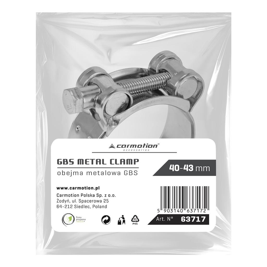 Obejma metalowa GBS 40-43 mm