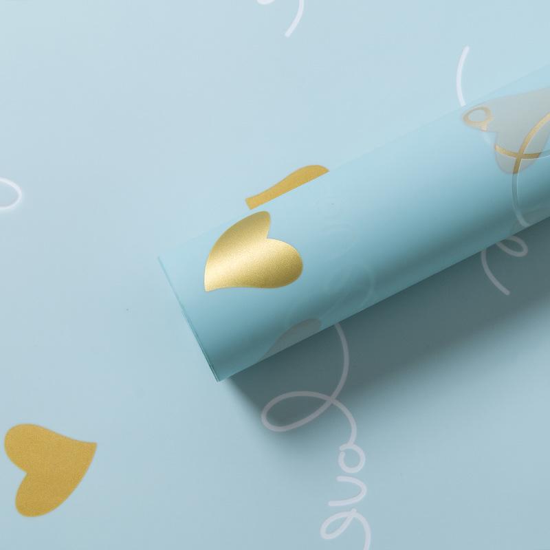 Waterproof Heart & Flower Valentine's Day Gift Wrap - Bouquet & Floral Packaging