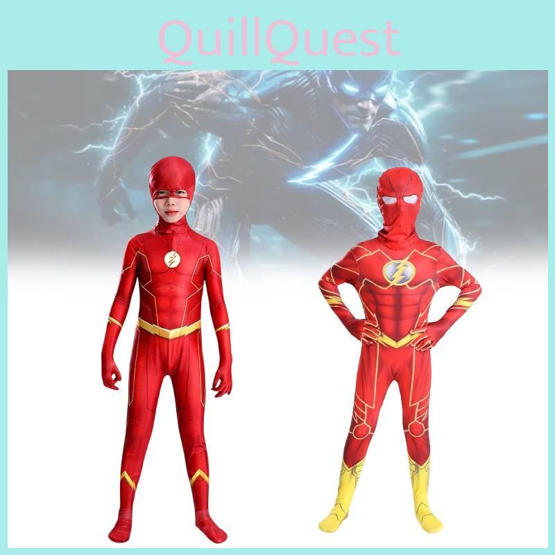 Cosplay The Flash Silk Full Body Suit Roleplay Stage Shows Characters Special